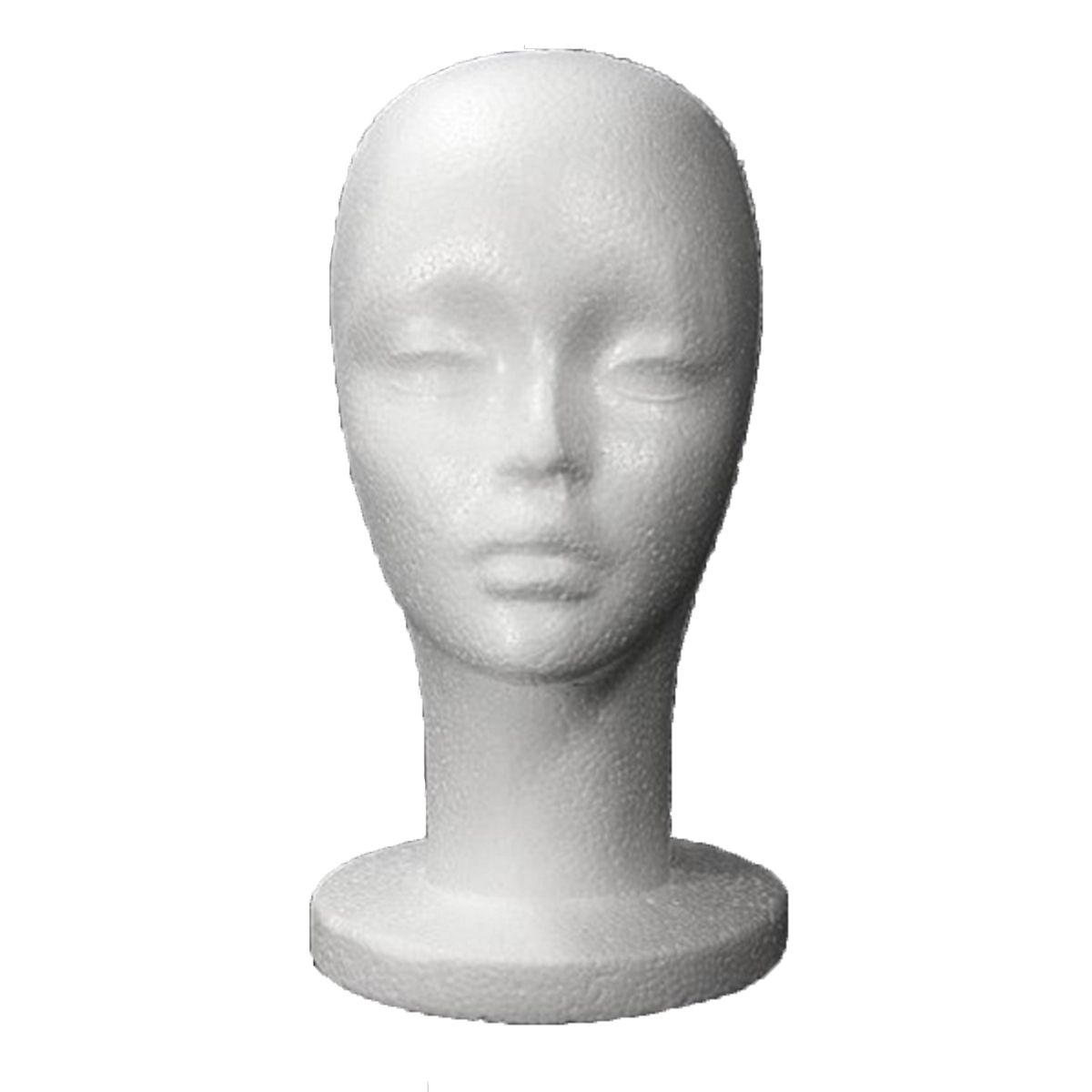Female Foam Wig Hair Hat Glasses Display Mannequin Manikin
